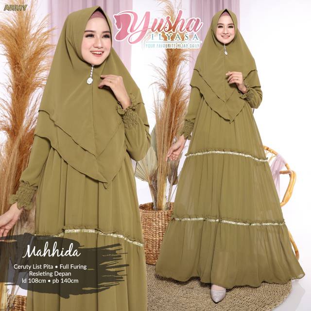 Mahhida / gamis modis / gamis ori solo / gamis branded