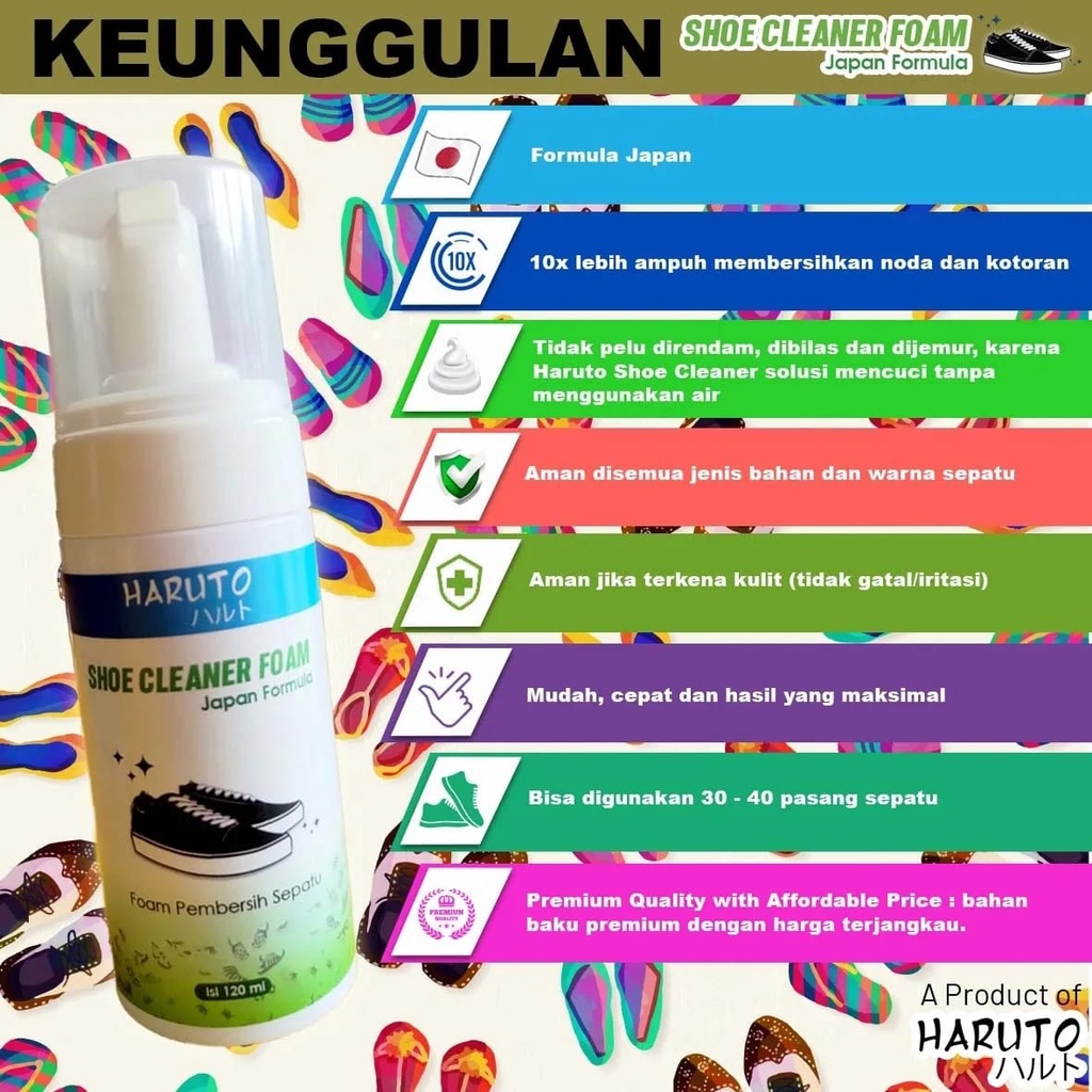 Pembersih Sepatu Shoes cleaner FOAM 120Ml