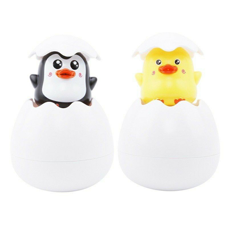 MAINAN MANDI BAYI BATH TOYS FLOATING EGG DUCK PENGUIN