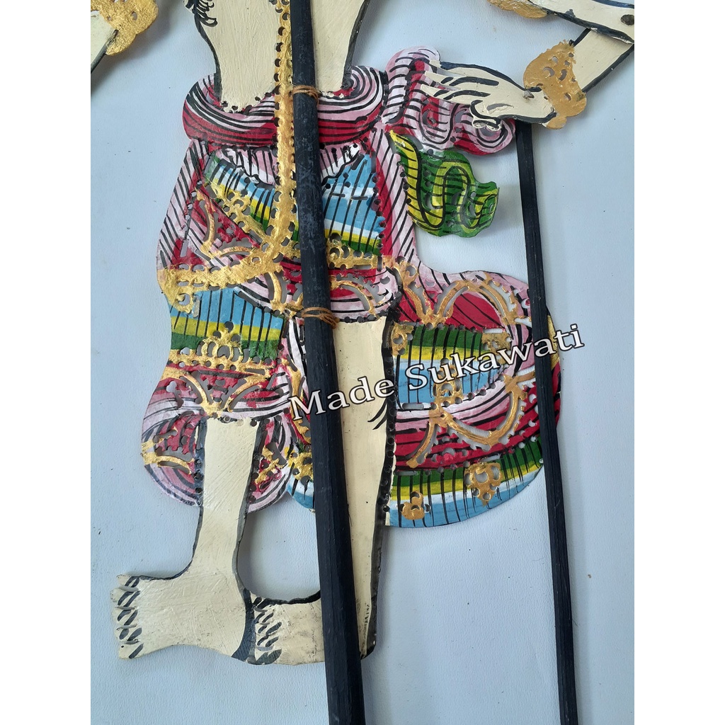 Kerajinan wayang kulit Nakula ukir bali Hiasan Handmade