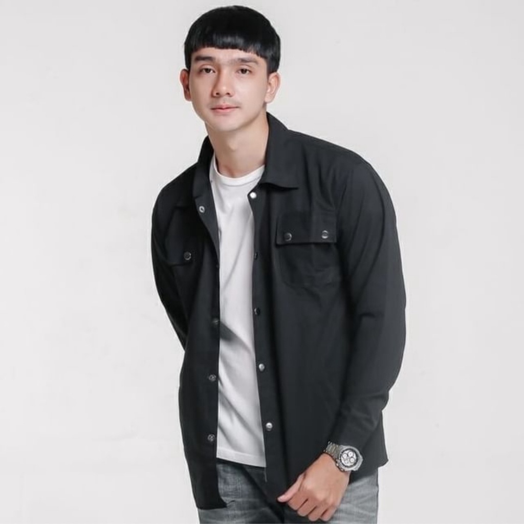 COD KEMEJA SEMI PARKA / CASUAL SEMI PARKA / KEMEJA POLOS