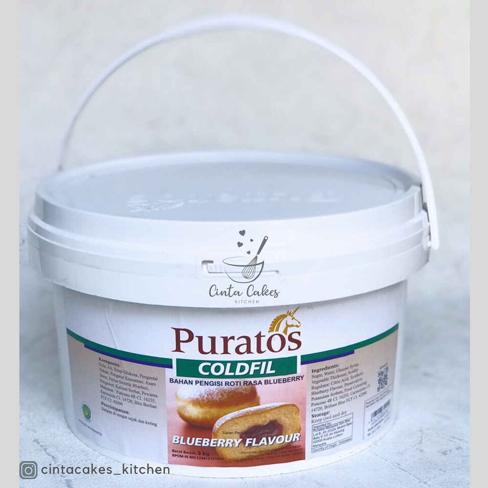 

Topping & Filling - Blueberry Coldfill Puratos Repack 1 Kg - Selai Blueberry