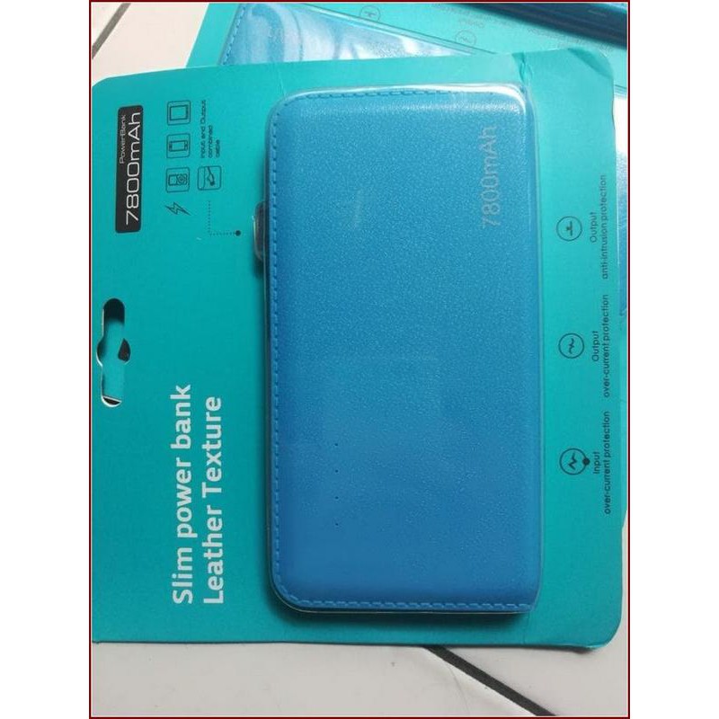 Powerbank Bcare 7800Mah Leather Texture Original 100% Vivan Robot