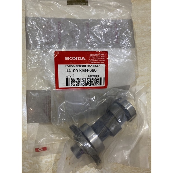 CAMSHAFT NOKEN AS KEH MEGAPRO MEGA PRO LAMA PRIMUS 2005-2010 ORIGINAL ORI ASLI HONDA AHM 14100-KEH-6