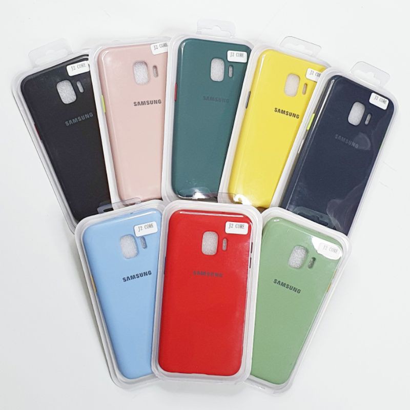 Samsung Galaxy J2 Core / J260 / J2 Core 2020 Macaron Tone Case / Silicone Macaron Colour Side button