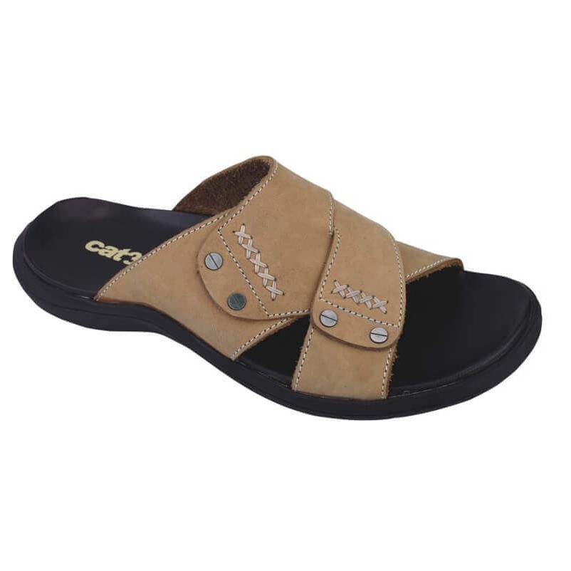 Sandal Casual Pria Kulit Krem Catenzo KN 303 murah asli ori original