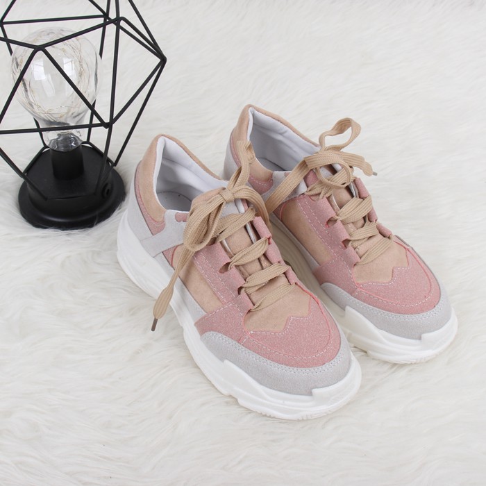 Sepatu Sneakers Wanita Kekinian Warna Pastel Best Seller 0105