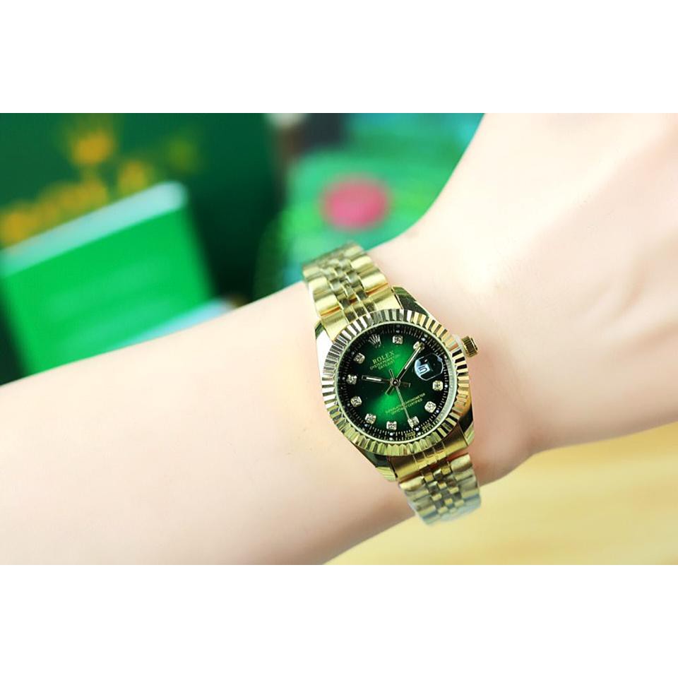 Jam Rolex cewek | Jam Tangan Rolex Wanita Elegan Formal Mewah Stainless Tanggal Aktif