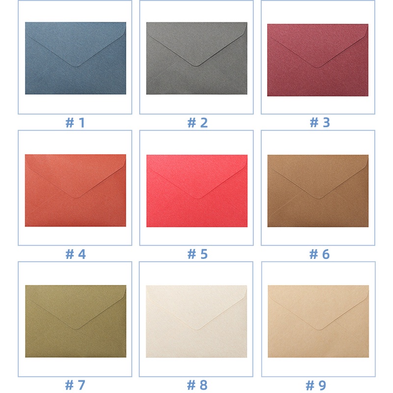 Creative Retro Solid Color Envelope Simple