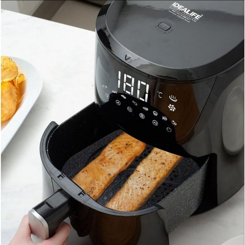 IDEALIFE IL-200 Air Fryer ORIGINAL - Alat Goreng Tanpa Minyak Penggorengan 4L