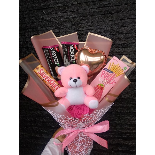 

Buket Snack Murah | buket Snack Boneka mix balon love