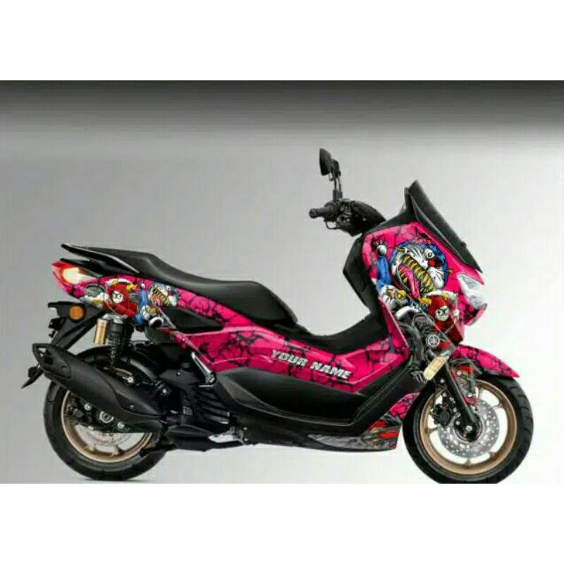 Decal nmax new 2020 doraemon zombie pink fullbody