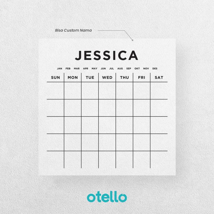 

Radula / Custom Monthly Planner Akrilik Wall Planner | Kalender Acrylic Planner Kualitas Terbaik