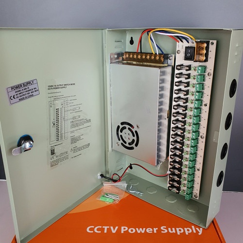 Power Supply Box CCTV 18 Port DC 12V 20A TERMURAH