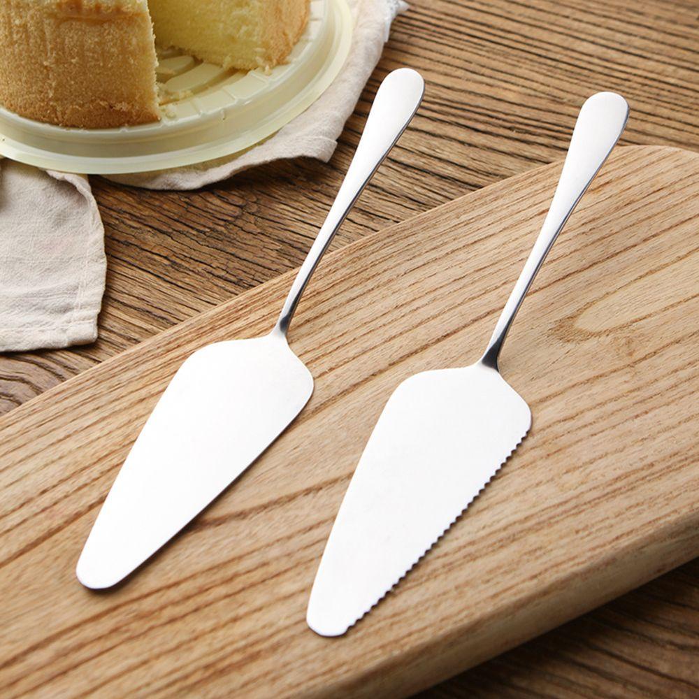 R-FLOWER 2type Cake Server Pemotong Kue Kering Pie Gerigi Pinggiran