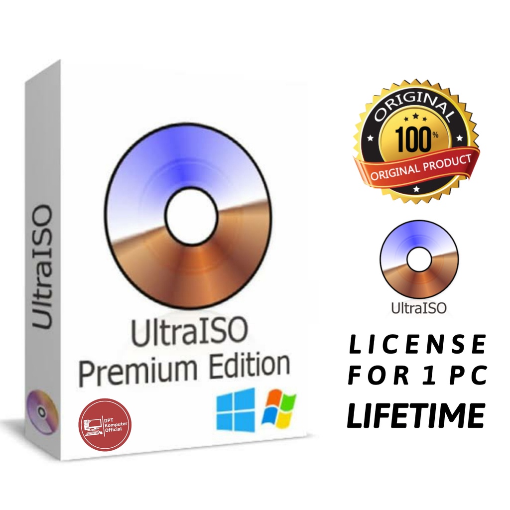 UltraISO Premium Lisensi Original Lifetime