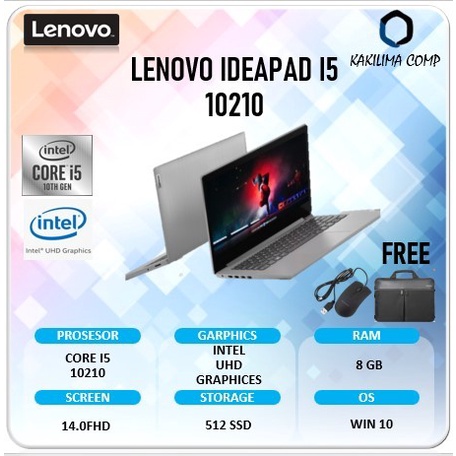 Promo Laptop Bisnis LENOVO Ideapad Slim 3 Intel Core i5 Ram 8GB 512SSD Windows Original
