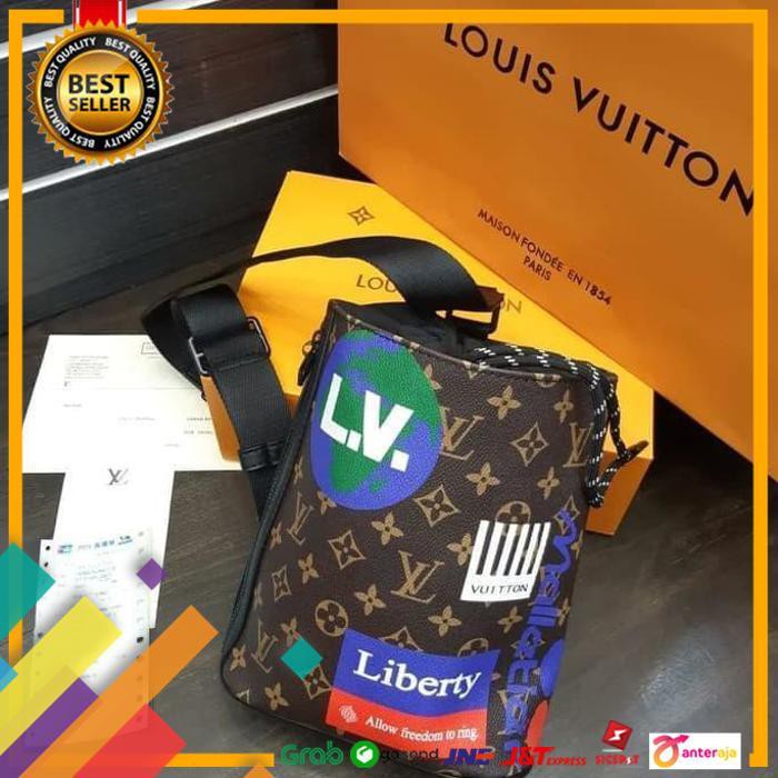 BIG SALE.. TAS SLEMPANG PRIA LV MIRROR 1:1 QUALITY / LIMITED EDITION/ UNISEX ..TERLARIS