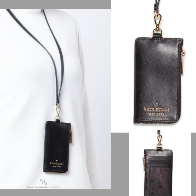 

READY COD Ready Kate Spade Gantungan Kunci / Name Tag / Id card KS Edria Lanyard PROMOKode 3150