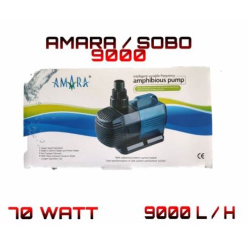 Amara BO 9000a Amphibious Pump Mesin Filter Aquarium Kolam