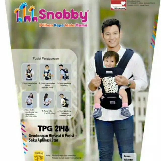 hipseat snobby star seies gendongan snobby gendongan duduk snobby
