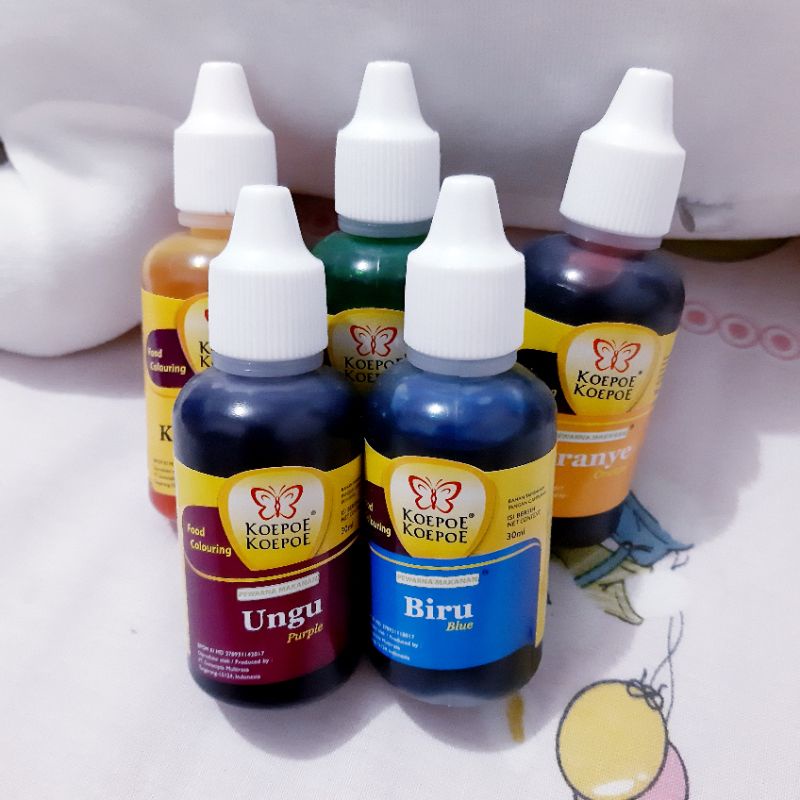

Pewarna makanan koepoe koepoe 30ml Ori