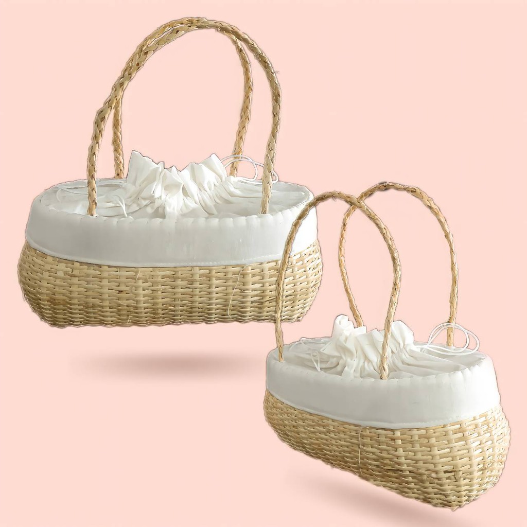 TAS HANDBAG WANITA / TAS ROTAN JOGJA / Tas Serut Etnik Wanita / Tas wanita terbaru / Tas Murah Promo