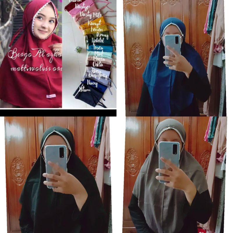 bergo al azhar/hijab instan