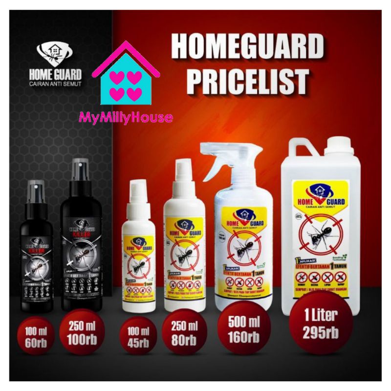 HOME GUARD / cairan obat pembasmi serangga semut kecoak rayap ulat lalat / HOMEGUARD KILLER