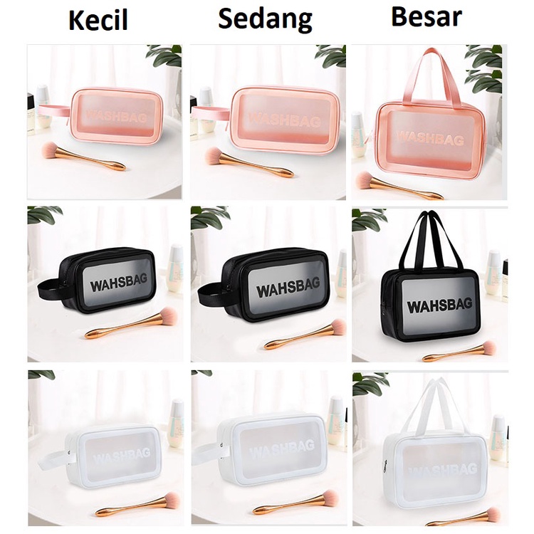 Pouch Kosmetik / Tas Kosmetik Transparan Washbag PR0269