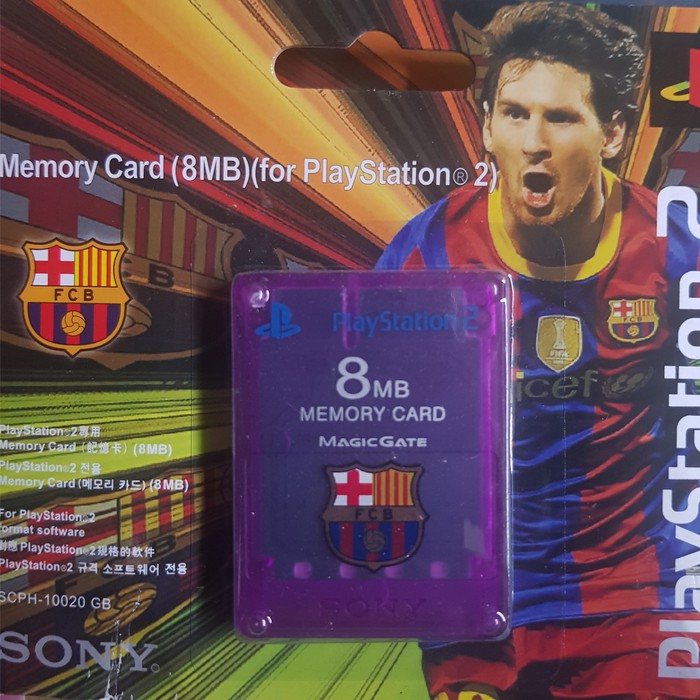 MC MMC memory memori card playstation PS 2 PS2 8MB transparan lampu