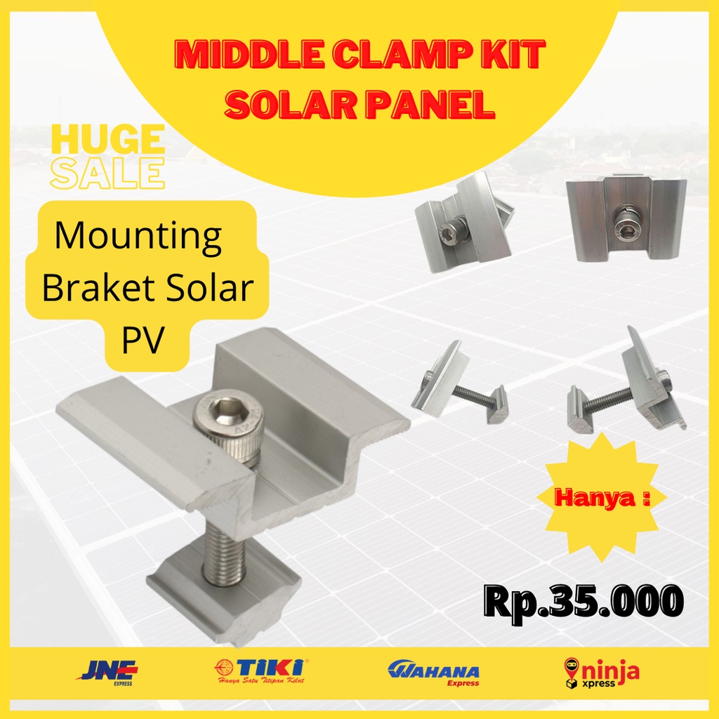 Midle clamp asesoris pv/ solar panel /