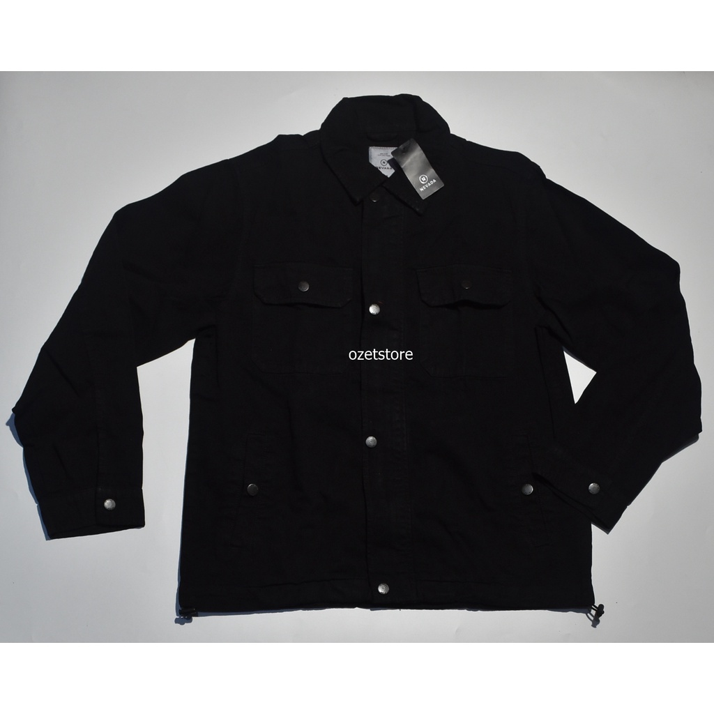 Jaket Pria Nevada Hitam SNP08 ORIGINAL & REAL PICTURE