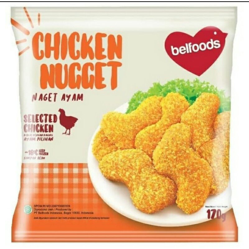 

Belfood chicken nugget 170 gr