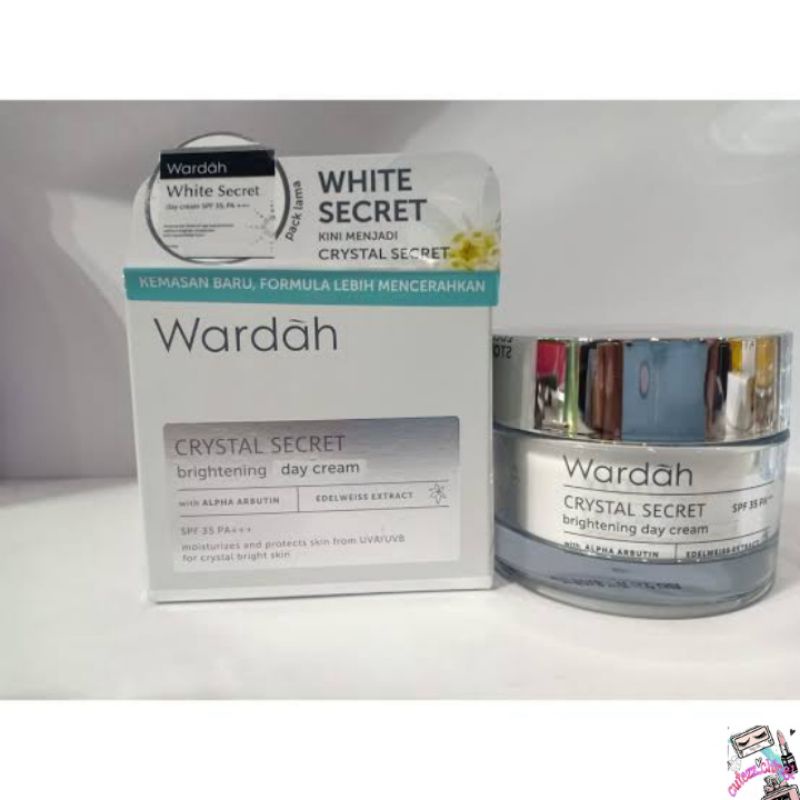 ☃Cutezz_Ching1☃Wardah Crystal Secret Brightening Day Cream 30g