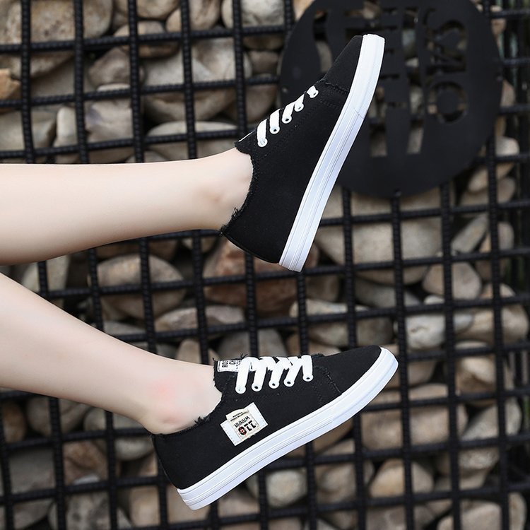 COD Sneakersdaily 9927 Sepatu Sneakers Kanvas Wanita Import Sepatu Trend Korea