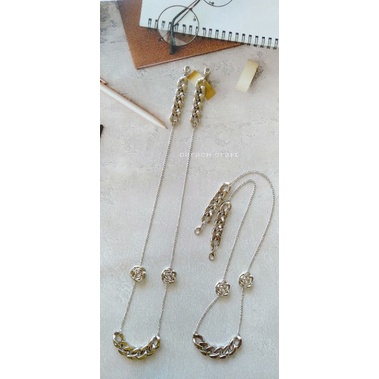 strap masker 2in1 mawar/ kalung masker 2in1/ konektor masker 2in1