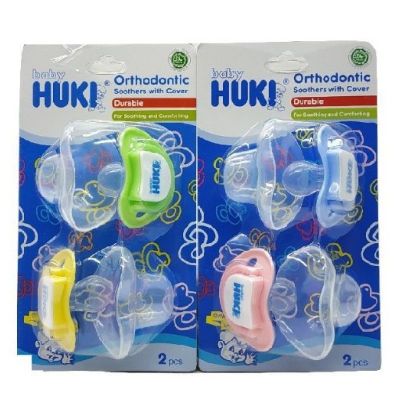 Empeng Bayi HUKI Orthodontic Deluxe Blister Kemasan 2pcs