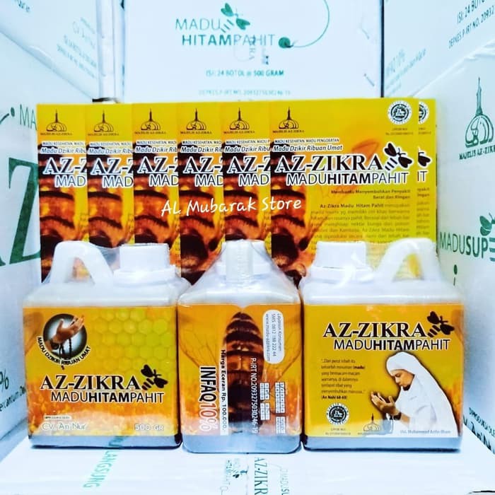 

AZZIKRA MADU HITAM PAHIT AZ ZIKRA 500 gr ORIGINAL KHUSUS GOSEND N GRAB
