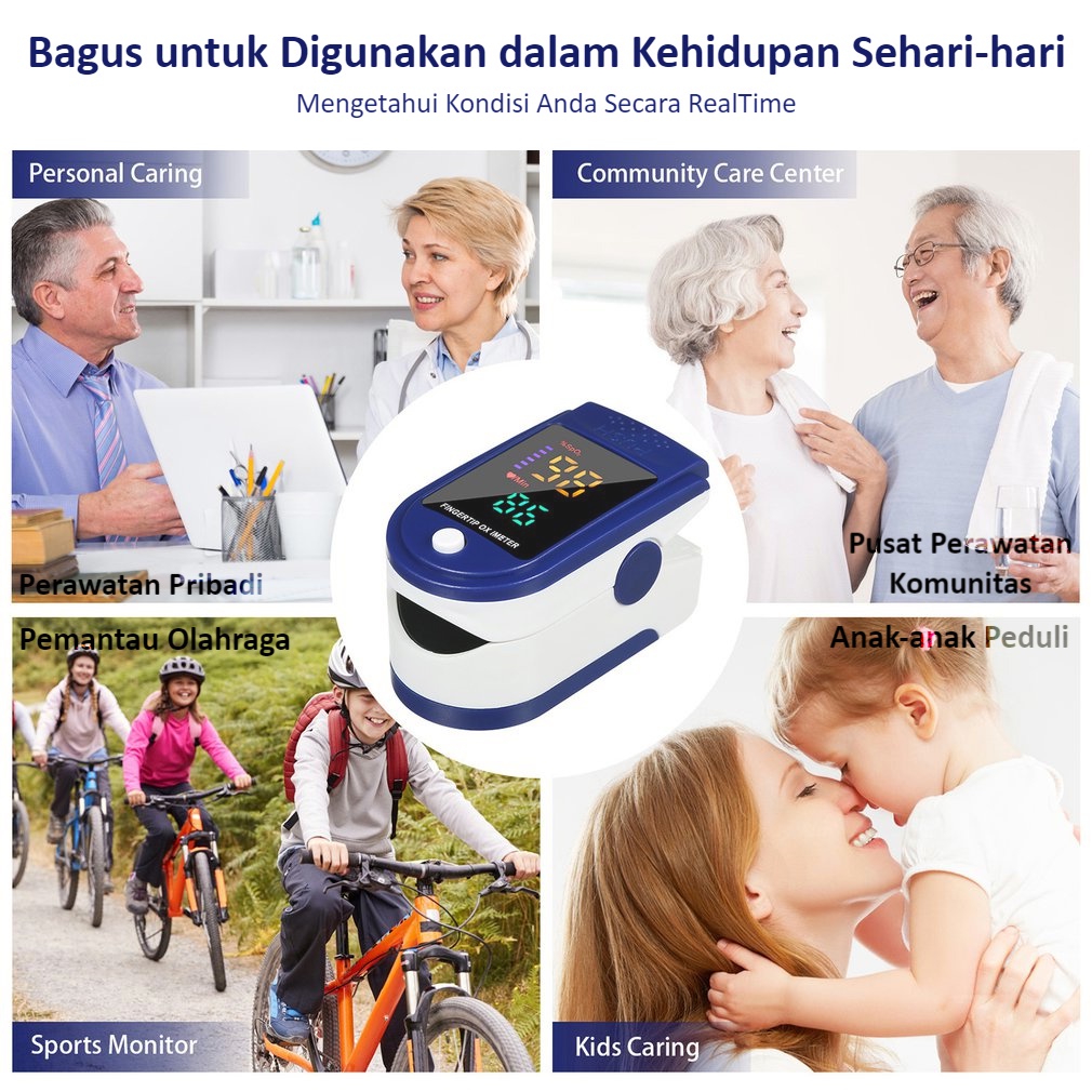 ITS Tensi darah digital otomatis akurat Alat Tensi Darah Digital di jari Akurat Alat Ukur Saturasi Oksigen Oksimeter Bagus Alat tensi darah digital akurat lengkap ori