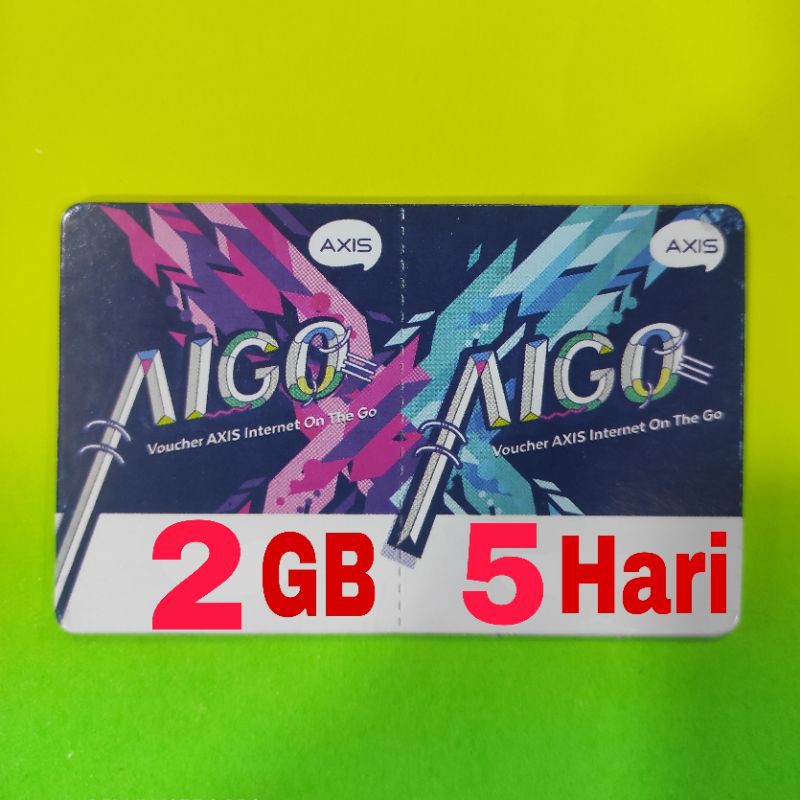 voucher axis 2 GB 5HARI vocher kuota data kalimantan