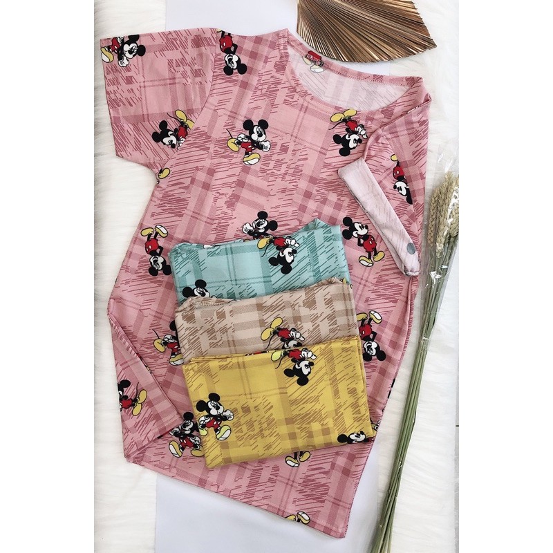 [Grosir] MICKEY Shirt - Kaos Wanita Babyterry Import LD88-92 / Tshirt Wanita / Kaos Wanita / R.15 - 186-5252