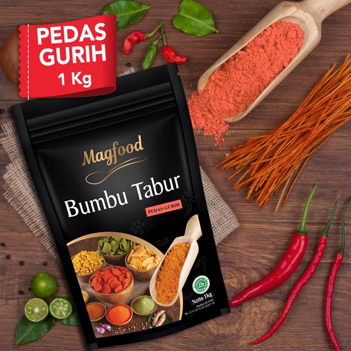 

New Arrival - Magfood Bumbu Tabur Pedas Gurih 1 Kg