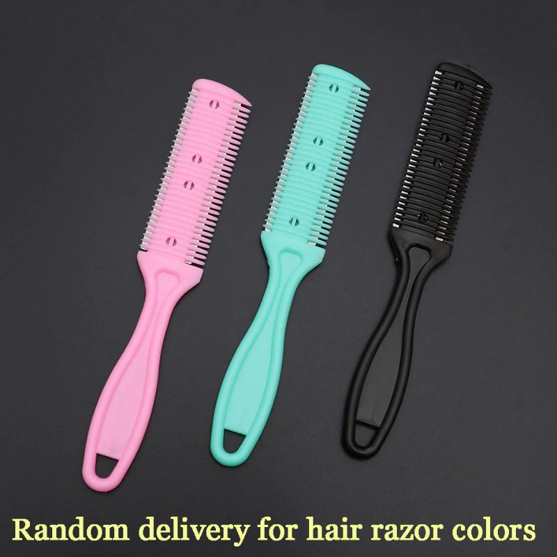 Gunting Rambut Professional Barber Hairdressing Scissors 5.5 Inch 2 PCS with Razor Comb