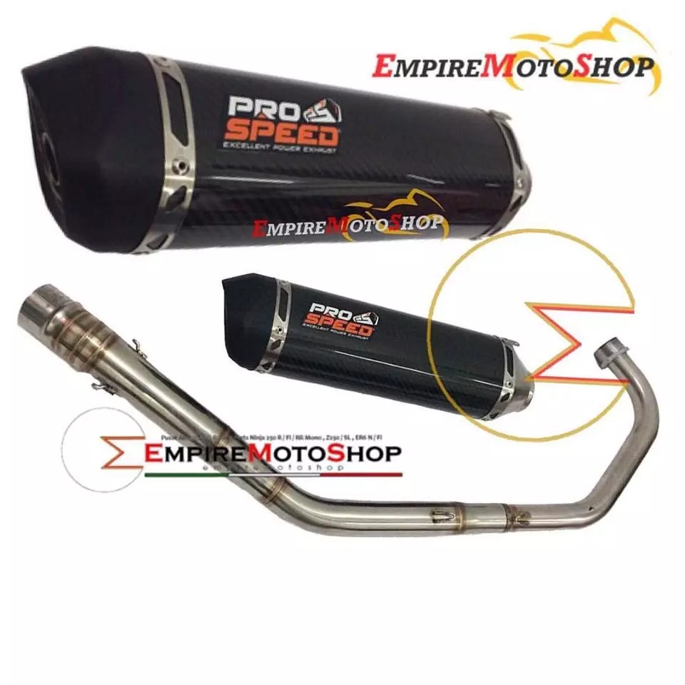 Knalpot Prospeed Black Carbon Yamaha NMAX