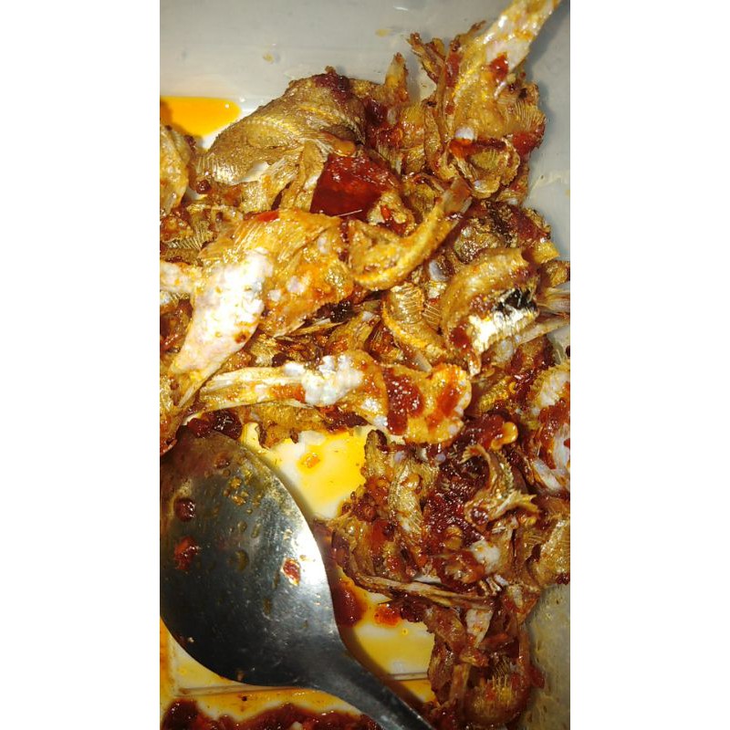 

ikan asin kerupuk bumbu balado/100gr