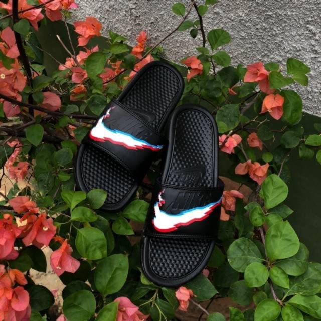 nike slide in sneakers