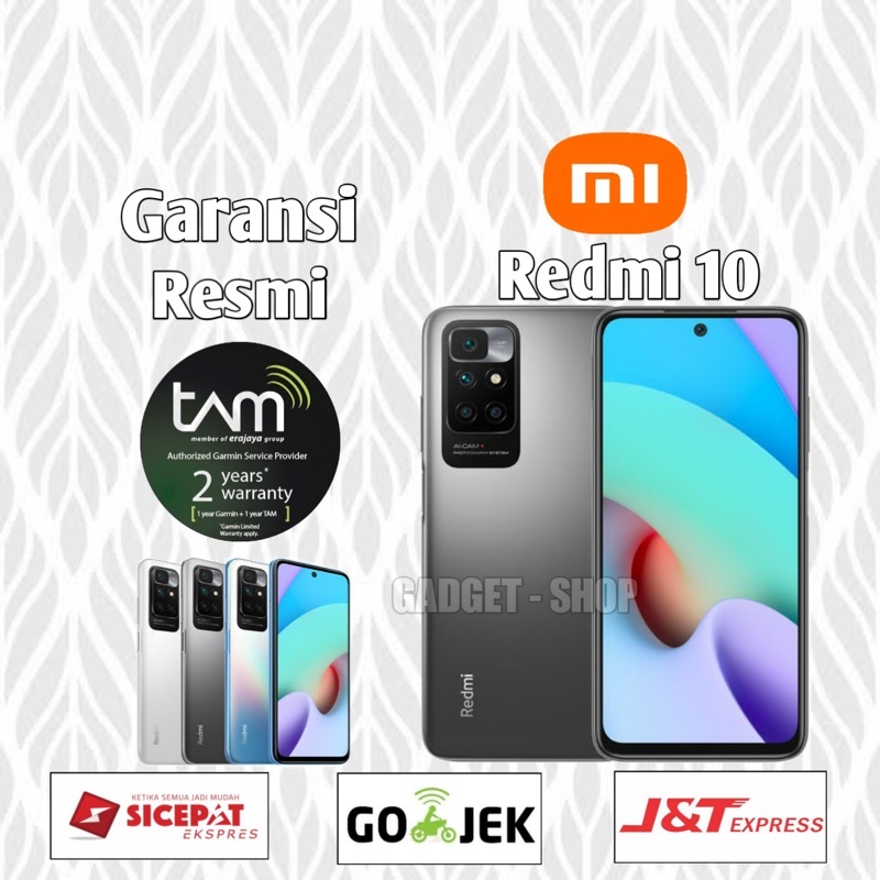 Xiaomi Redmi 10 4/64 6/128 Garansi resmi new segel✅