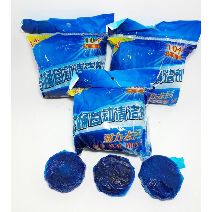 KLOSET CLEANER / TABLET BIRU PEMBERSIH KLOSET CLOSET TOILET WC 50GR SIBIRU PENYEGAR WC