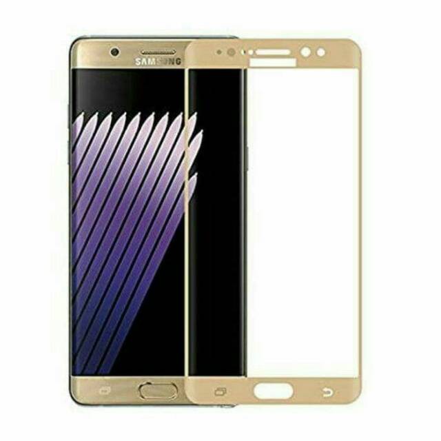 Tempered glass full Samsung galaxy note FE anti gores kaca full note FE